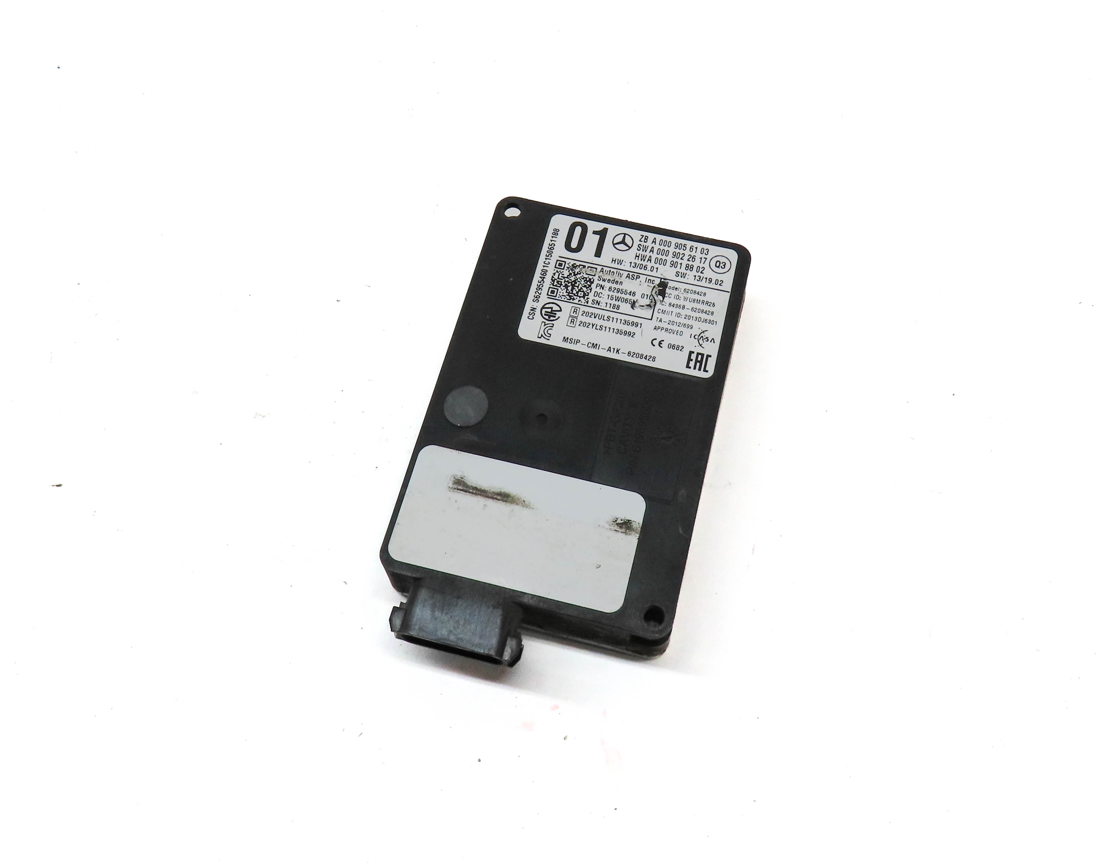2015-2016 MERCEDES C300 C350 C400 C450 C63 (W205) REAR BLIND SPOT RADAR MODULE — exact item pictured